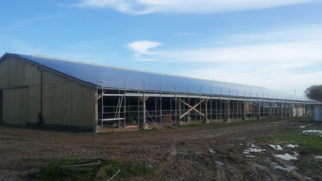 installation photovoltaïque aire sur Adour