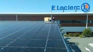 installation photovoltaique au leclerc de mios
